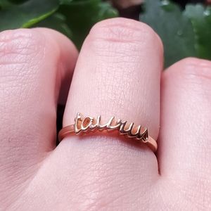 New Dainty Gold Zodiac Taurus Ring